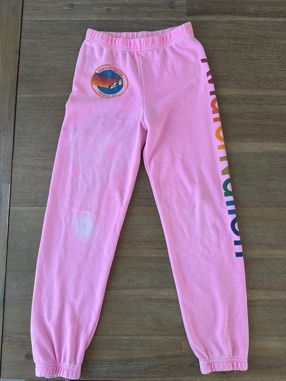 Aviator Nation Pink Sweatpants Size 14 w/flaws